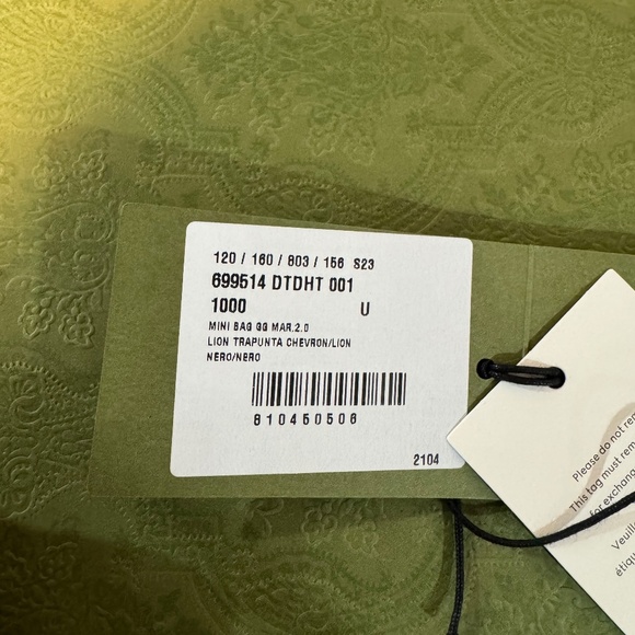 Gucci GG Marmont Half-Moon Mini Bag – Black (Like New, Full Set) - Picture 11 of 12